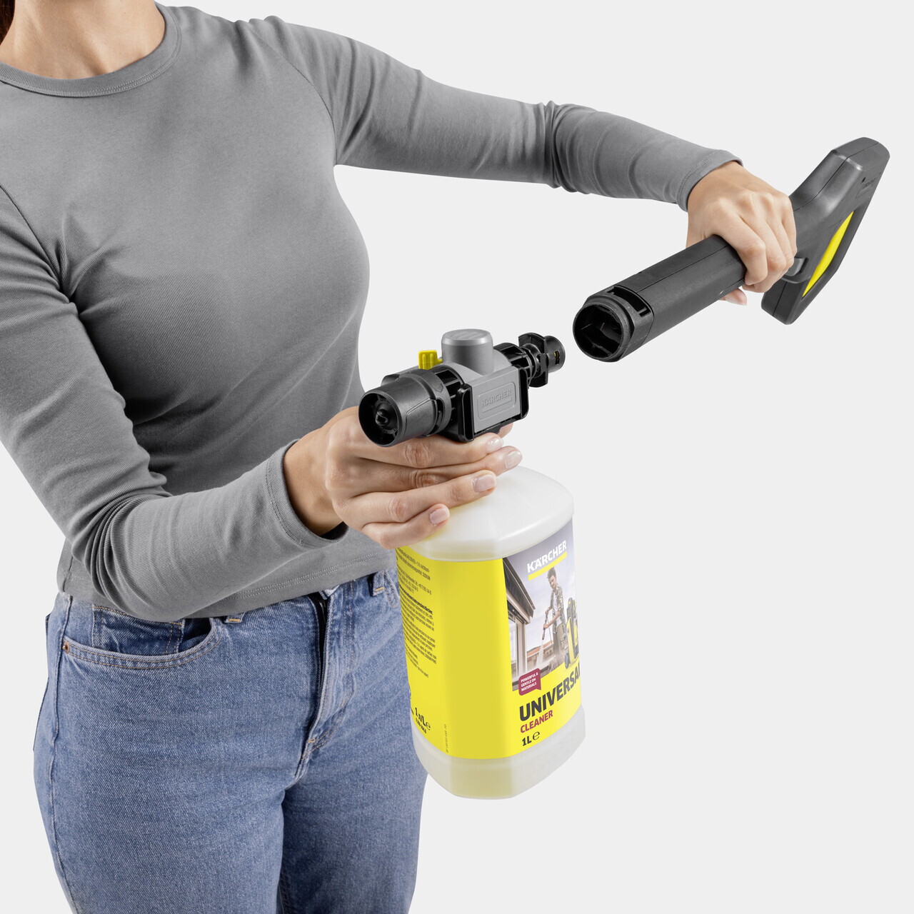 Aparat de spalat cu presiune K 5 Comfort Premium Home, Karcher, galben — imaginea 5