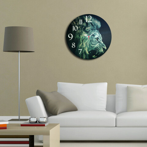 Ceas de perete, ms-50, mdf, ø40 cm, multicolor
