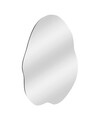 Oglinda decorativa, Siam, Ohho, 60x85x2.2 cm, MDF , Negru