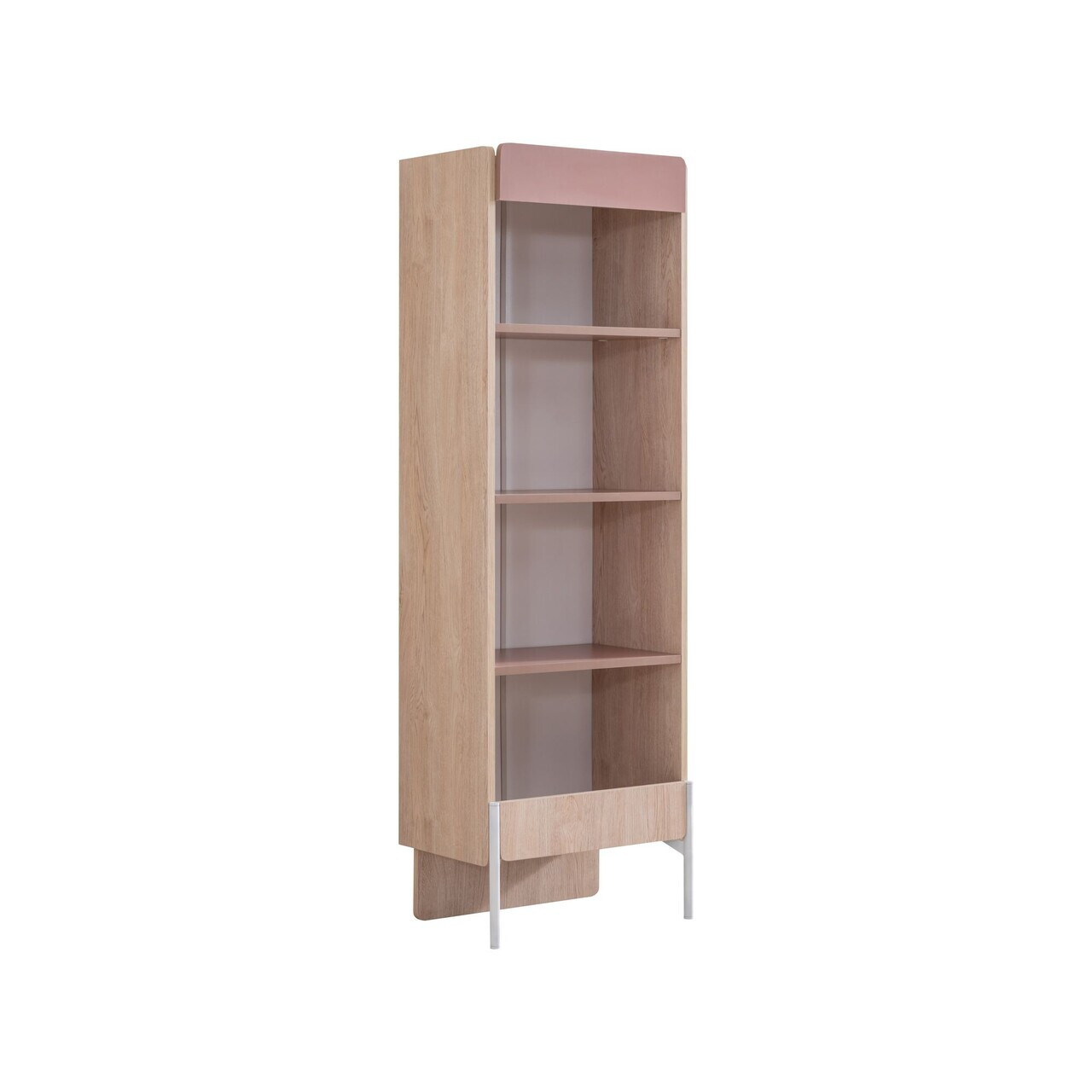 Corp biblioteca, Hanah Home, Rosetta, 54x170x54 cm, PAL, Maro / Roz - view 3