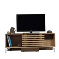 Comoda TV, Comforty, Lulu, 125 x 50 x 41 cm, pal melaminat, stejar