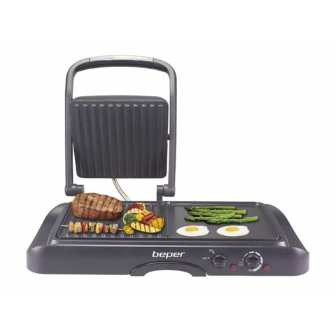 Grill electric multifunctional, Beper, P101TOS501, 600 W Electrocasnice