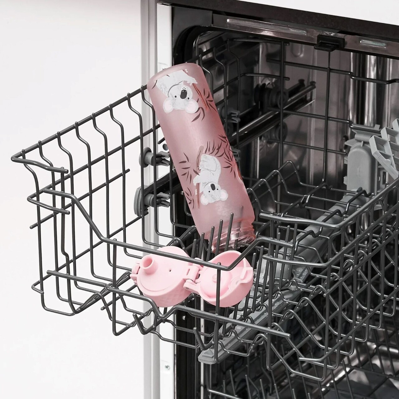 Sticla apa pentru copii Slim, recyclon, 500ml, Koala - Ion8 - imagine 9