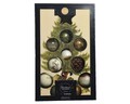 Set 12 globuri asortate Forest, Decoris, sticla, multicolor