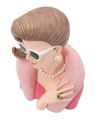 Figurina /sculptura decorativa Paris Woman -D, Mauro Ferretti, 18x12x28 cm, polirasina, multicolor