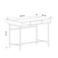 Birou, Elegance, Berry, Stejar safir / negru