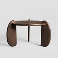 Masuta de cafea Astir, Homla, 75x45 cm, lemn, maro