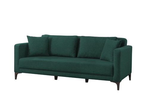 Canapea WESTOR, Pandia Home, 205x95x80 cm, lemn, verde inchis Canapele si coltare