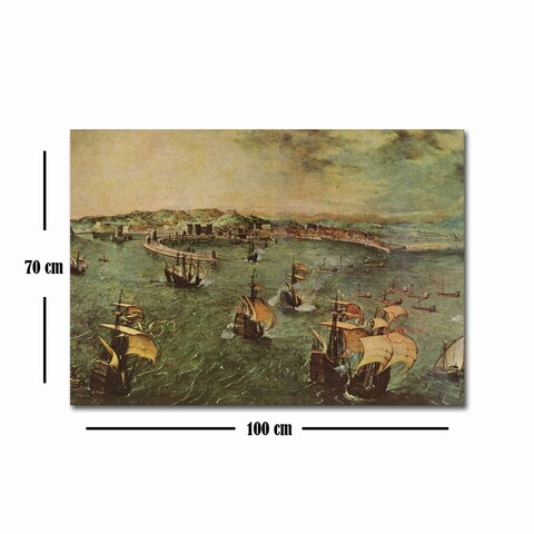 Tablou decorativ, 70100FAMOUSART-049, Canvas, 70 x 100 cm, Multicolor