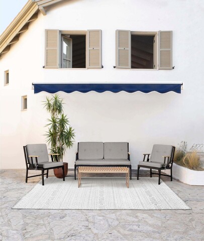 Canapea de gradina cu 2 locuri, elliott, 600603, gri
