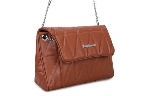 Geanta Juicy Couture 339, 30x10x20 cm, piele ecologica, tan