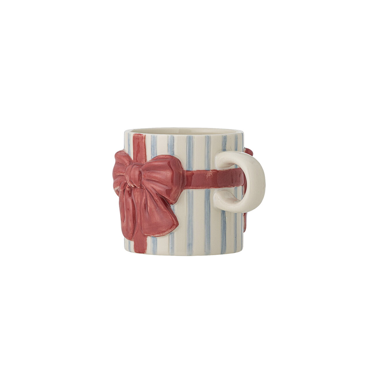 Set 4 cani, Bloomingville, Bowie, 9.5x8 cm, 278 ml, ceramica, albastru — imaginea 4