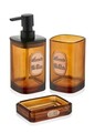 Dozator sapun lichid, Mia, BNY0029, Sticla, Transparent