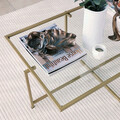 Masuta de cafea, Neostill, Sun S410, 94x35x64 cm, Auriu