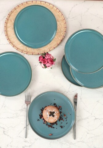 Set farfurii pentru desert, Keramika, 275KRM1851, Ceramica , Nu absoarbe apa, Turcoaz