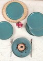 Set farfurii pentru desert, Keramika, 275KRM1851, Ceramica , Nu absoarbe apa, Turcoaz