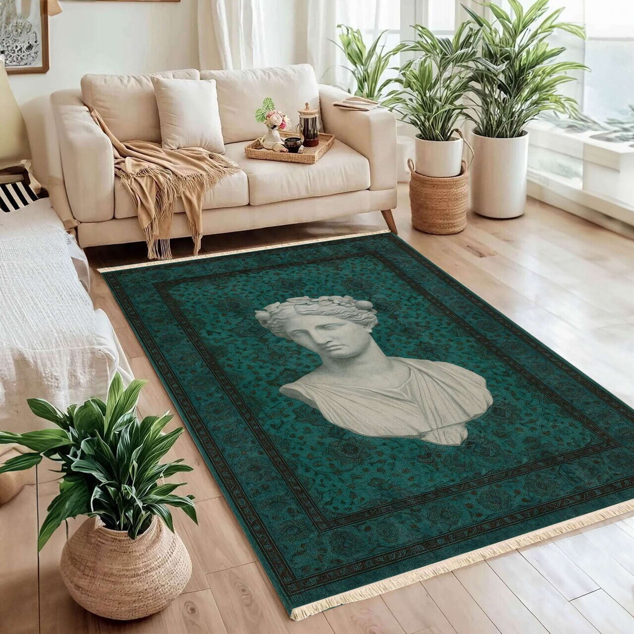 Covor, 333, 150x230 cm, Bumbac, Multicolor — imaginea 2