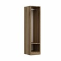 Dulap pentru haine, Minerva, Minar Kale, Alb / Dore