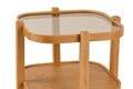 Set masute 2 piese, Hanah Home, Alaska 2, LEMN MASIV DE STEJAR, Stejar