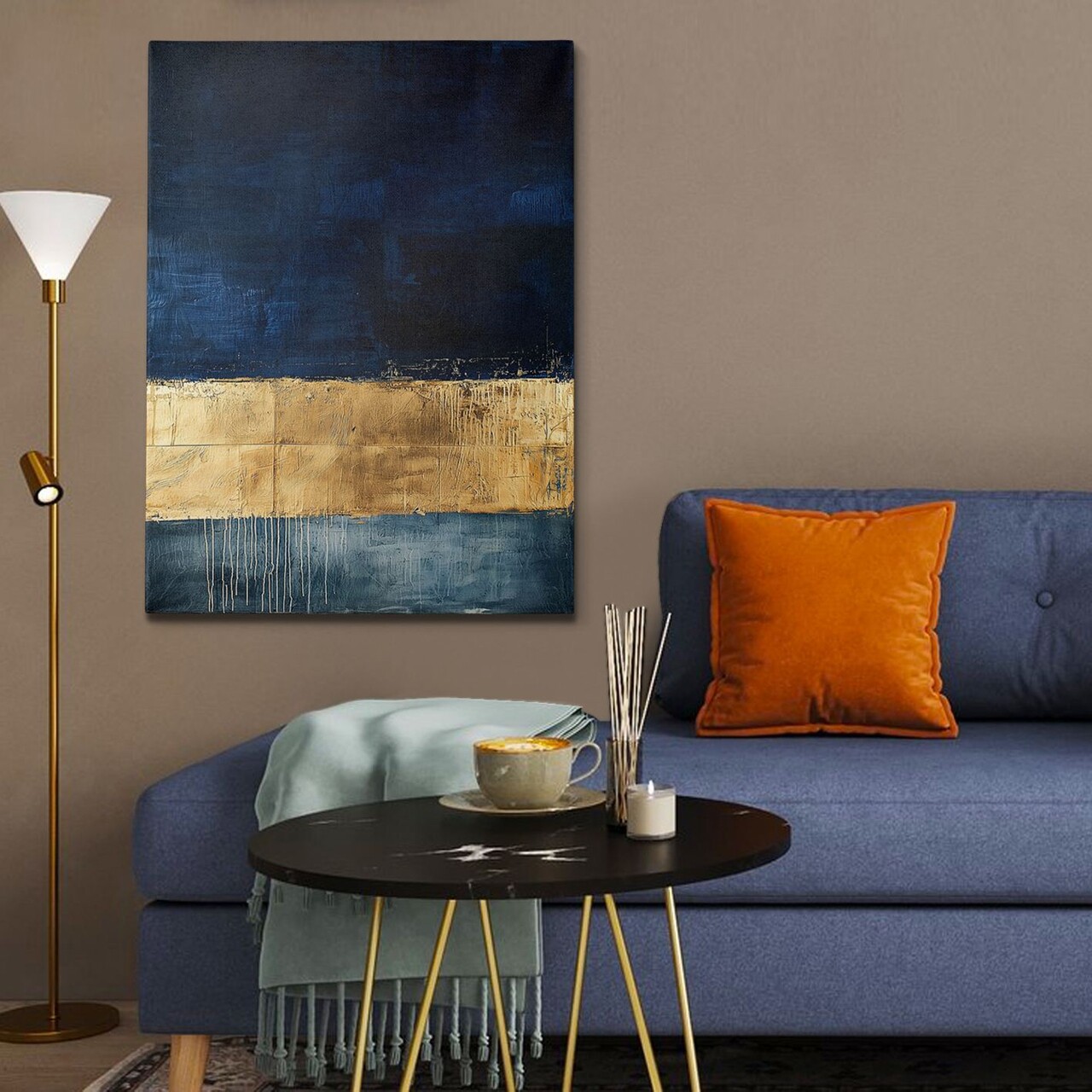 Tablou decorativ KNV10096 Cadru: 100% LEMN (grosime: 3 cm) Multicolor