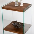 Corp biblioteca, Neostill, Aqua 2, 40x80x35 cm, Sticla temperata, Natural