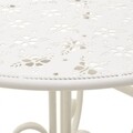 Set mobilier de gradina White, InArt, 3 piese, alb