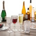 Set 4 pahare de sampanie, Villeroy & Boch, Boston Flare, 175 ml, sticla cristal