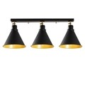 Set lustra si aplica de perete, Berceste - Set1, Opviq, 20 x 56 cm / 70 x 26 cm, E27, 40W, negru