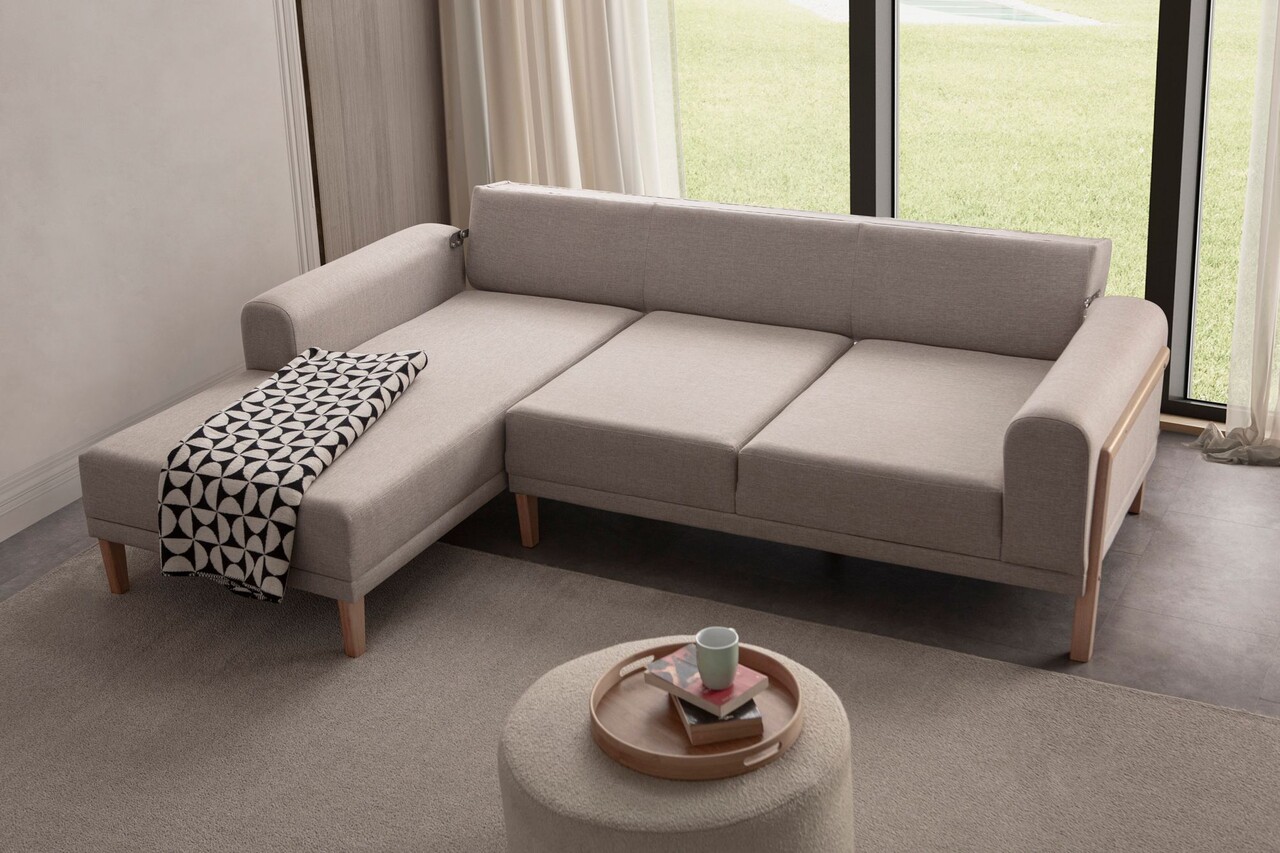 Coltar, Atelier del Sofa, 752EST1353, Lemn de carpen;PAL, Crem - view 4