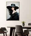 Tablou decorativ Dori -A, Mauro Ferretti, 62x92 cm, lemn de pin/canvas pictat si lacuit, multicolor
