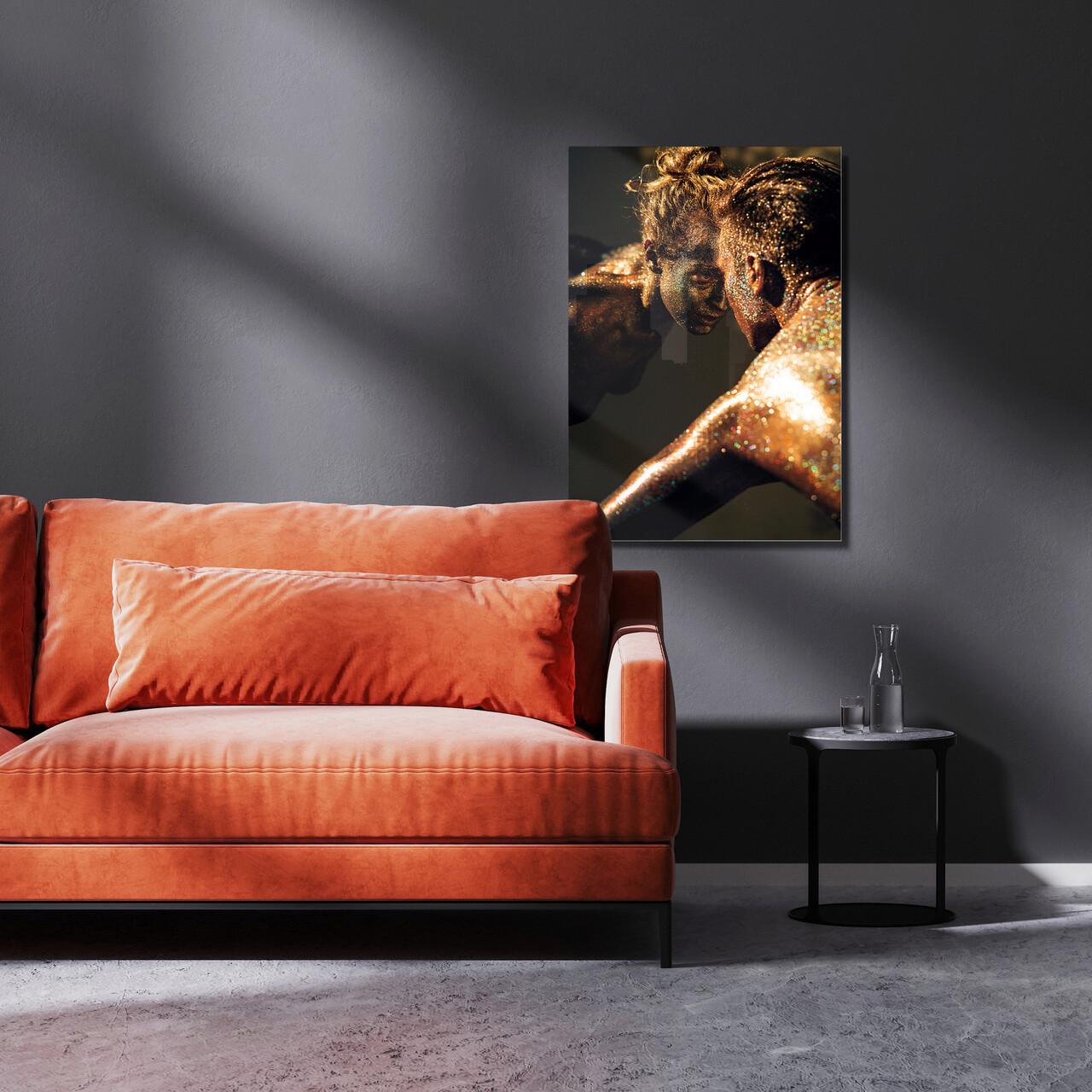 Tablou decorativ, 1137, Sticla temperata, 50 x 70 cm, Multicolor - 1 | YEO