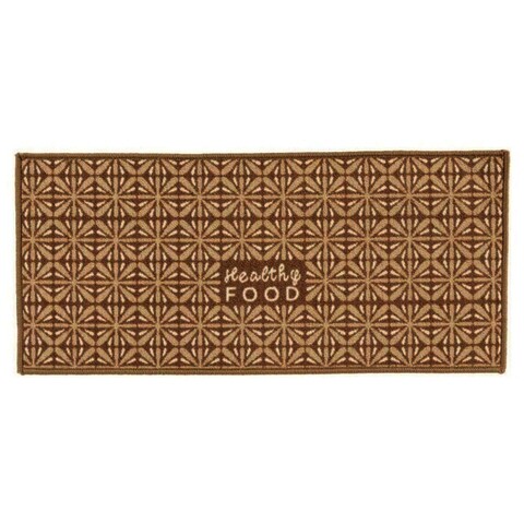 Covor pentru bucatarie Healthy Food, Gift Decor, 40 x 90 cm, poliamida, bej Covoare