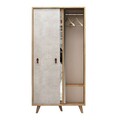 Dulap pentru haine, Mod Design, Rana, 100x190x60 cm, Stejar