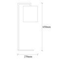 Lampa de masa, Opviq, 892OPV1136, Metal, Crem/Negru