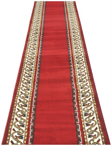 Traversa pentru hol Gori, Decorino, 100x600 cm, polipropilena, rosu