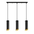 Lustra Sivani MR - 977, Opviq, 60 x 8 x 114 cm, 3 x E27, 40W, negru/galben