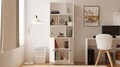 Corp biblioteca, Rabi, Rb-117, 70x180x33 cm, Alb mat
