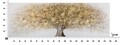 Tablou decorativ Super Tree -B, Mauro Ferretti, 180x60 cm, canvas pictat manual, multicolor