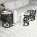 Set masute 3 piese, Hommy Craft, Stil, Alb