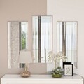 Set de oglinzi decorative, Siam, Mini Neom, MDF , Transparent