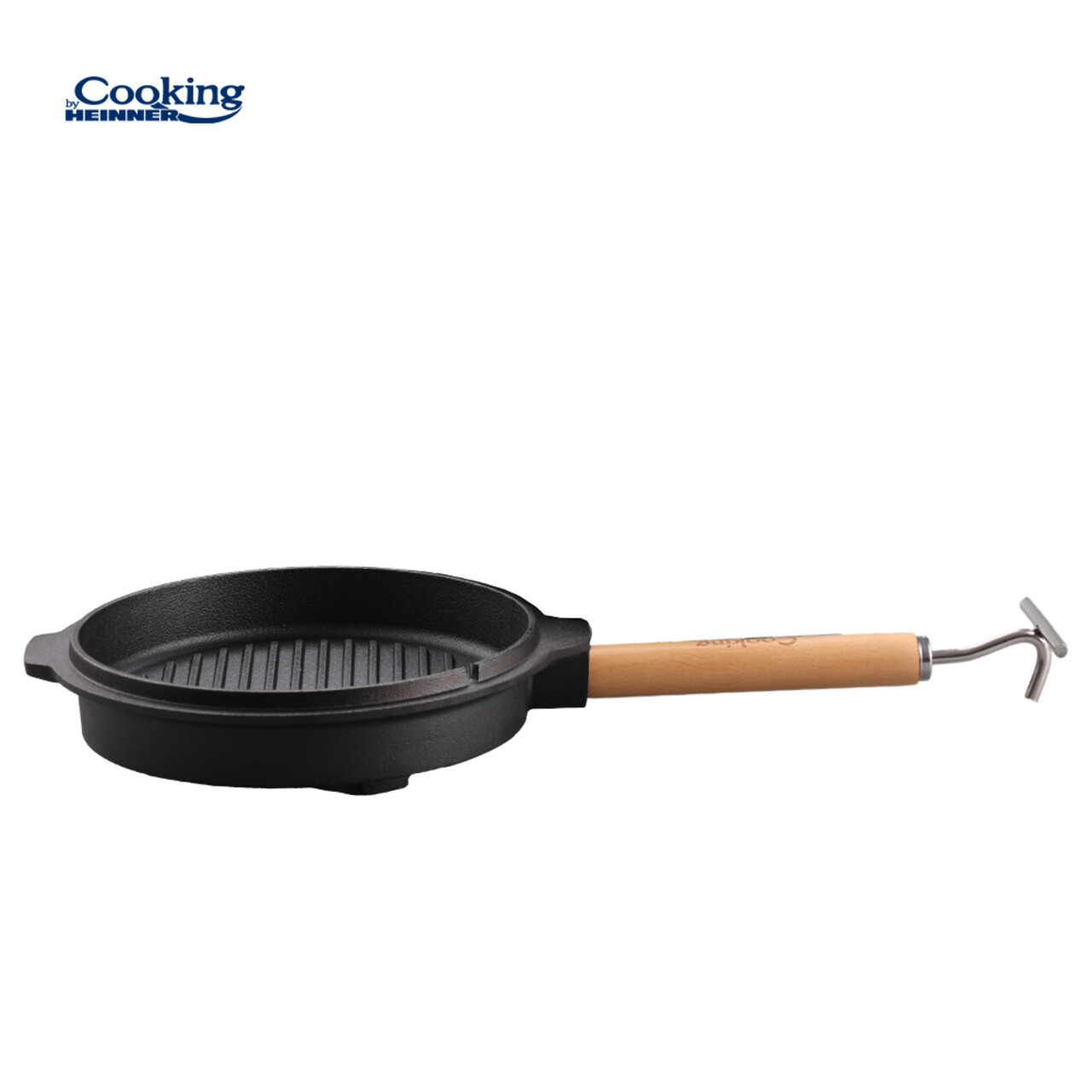 Ceaun cu capac Nature, Cooking by Heinner, 25x14 cm, 4 L, fonta, negru - imagine 3