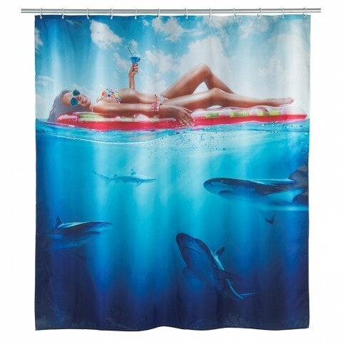 Perdea de dus, cool lady, wenko, 180x200 cm, 100% poliester, multicolor