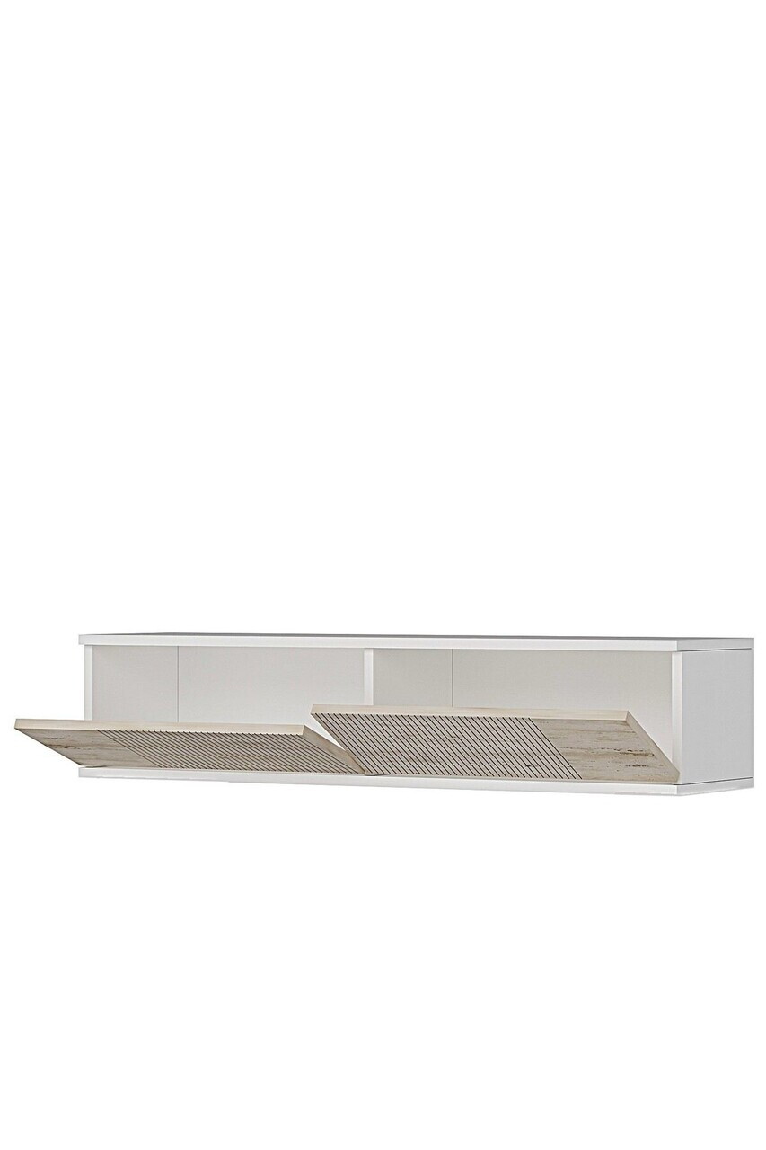 Dulap, Hanah Home, Corsa 120, 120x25.5x29.6 cm, Alb / Travertin — imaginea 6