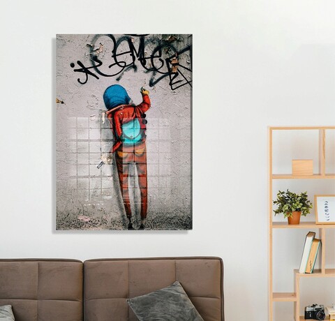 Tablou decorativ, 1918, Sticla temperata, 70 x 100 cm, Multicolor