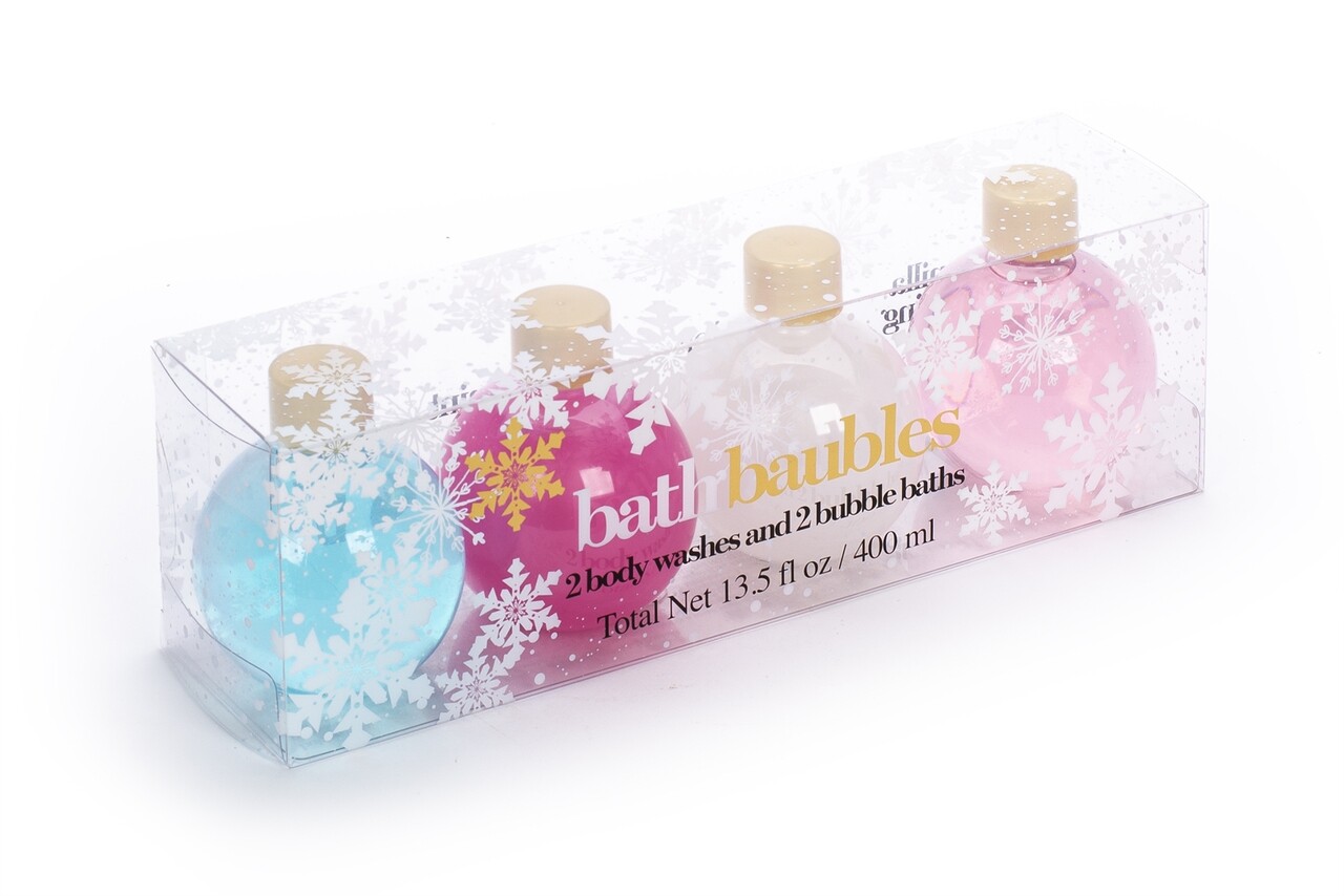 Set 2 Geluri De Dus Si 2 Spume De Baie, Bath Baubles, Tri-Coastal Design, 100 Ml