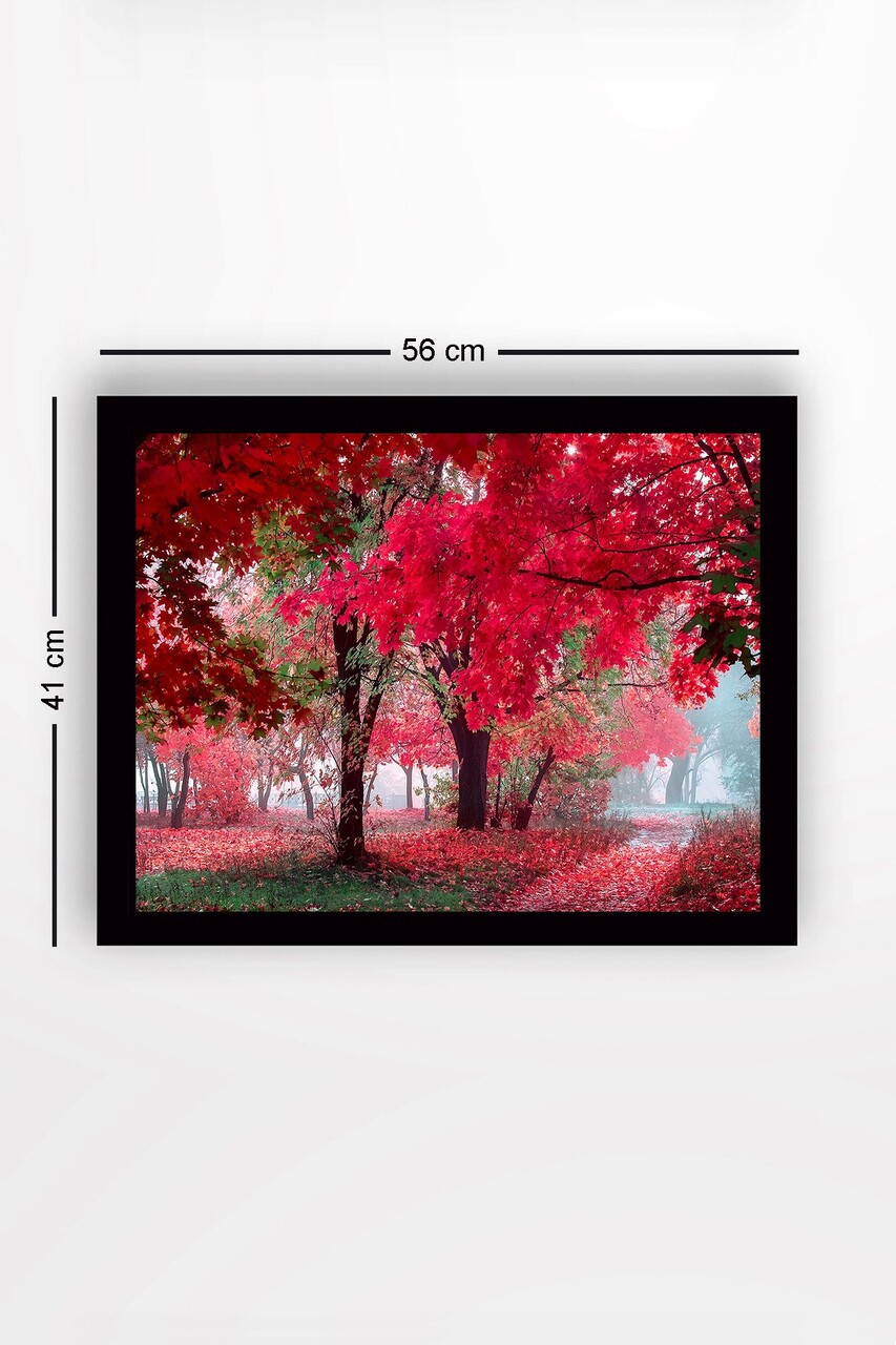 Tablou decorativ, SC0881, Cadru: 100% LEMN (grosime: 3 cm), Multicolor - view 3