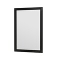 Oglinda decorativa, Siam, Lipa, 50x75x2 cm, MDF , Negru