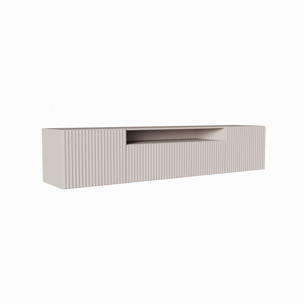 Comoda TV ADRK, Noemi, 200x41x40 cm, PAL melaminat/MDF, casmir — imaginea 3