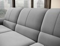Coltar extensibil dreapta 3 locuri ELTAP, RT-03NU, Siber, 270x186x93 cm, lemn/poliester, gri deschis