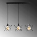 Lustra, Tatum, 584TTM2116, Metal, Negru